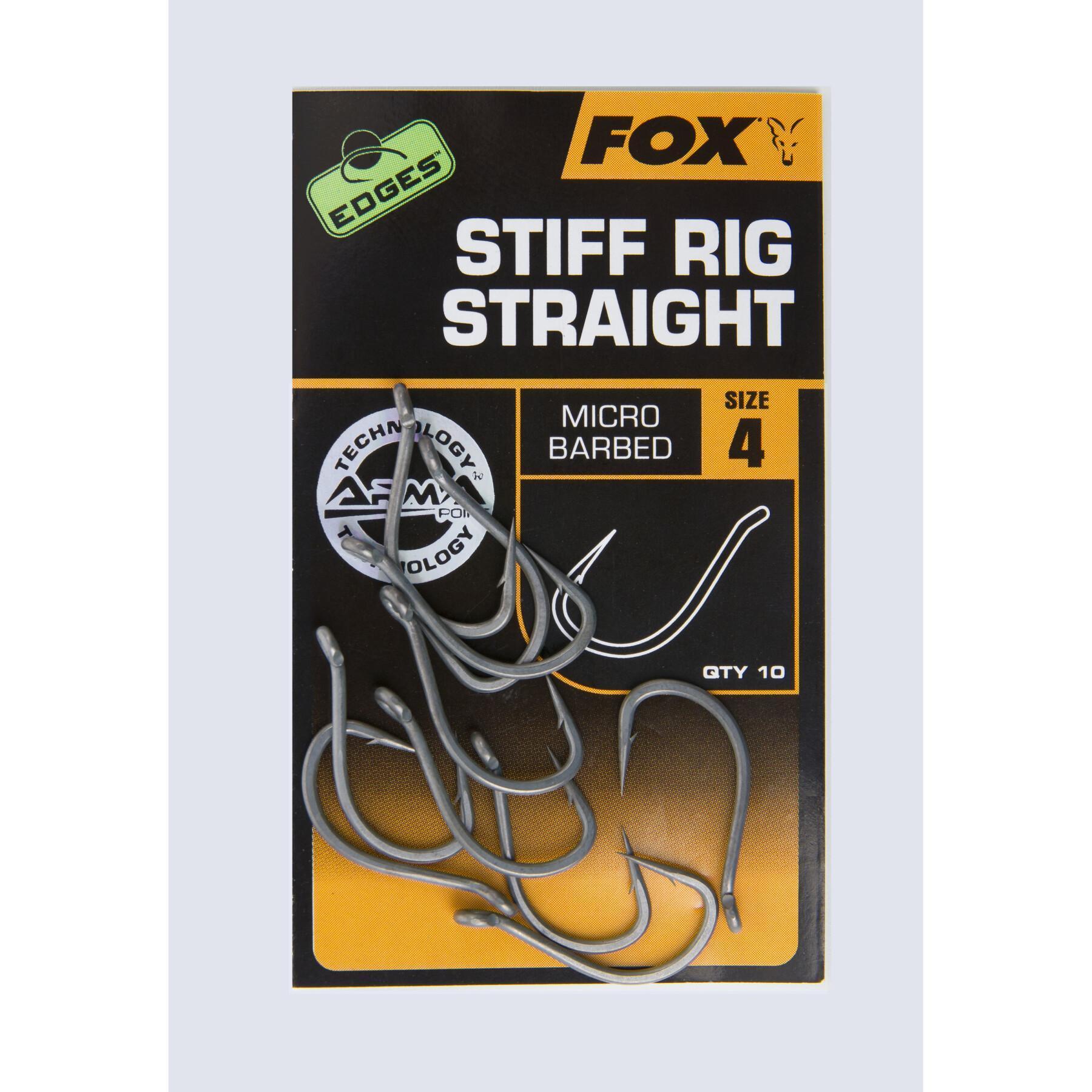 Haak Fox Stiff Rig Straight Edges taille 4