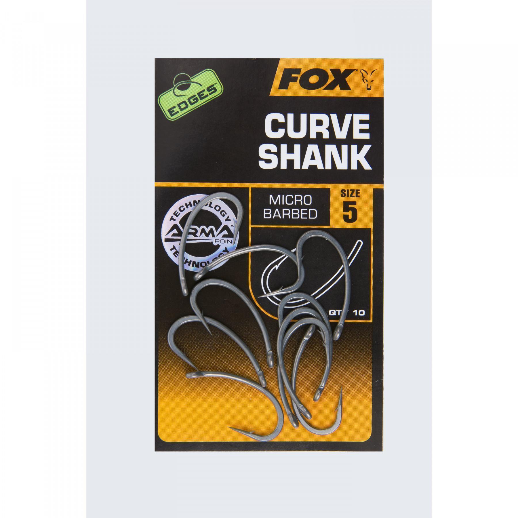 Haak Fox Curve Shank Edges taille 2