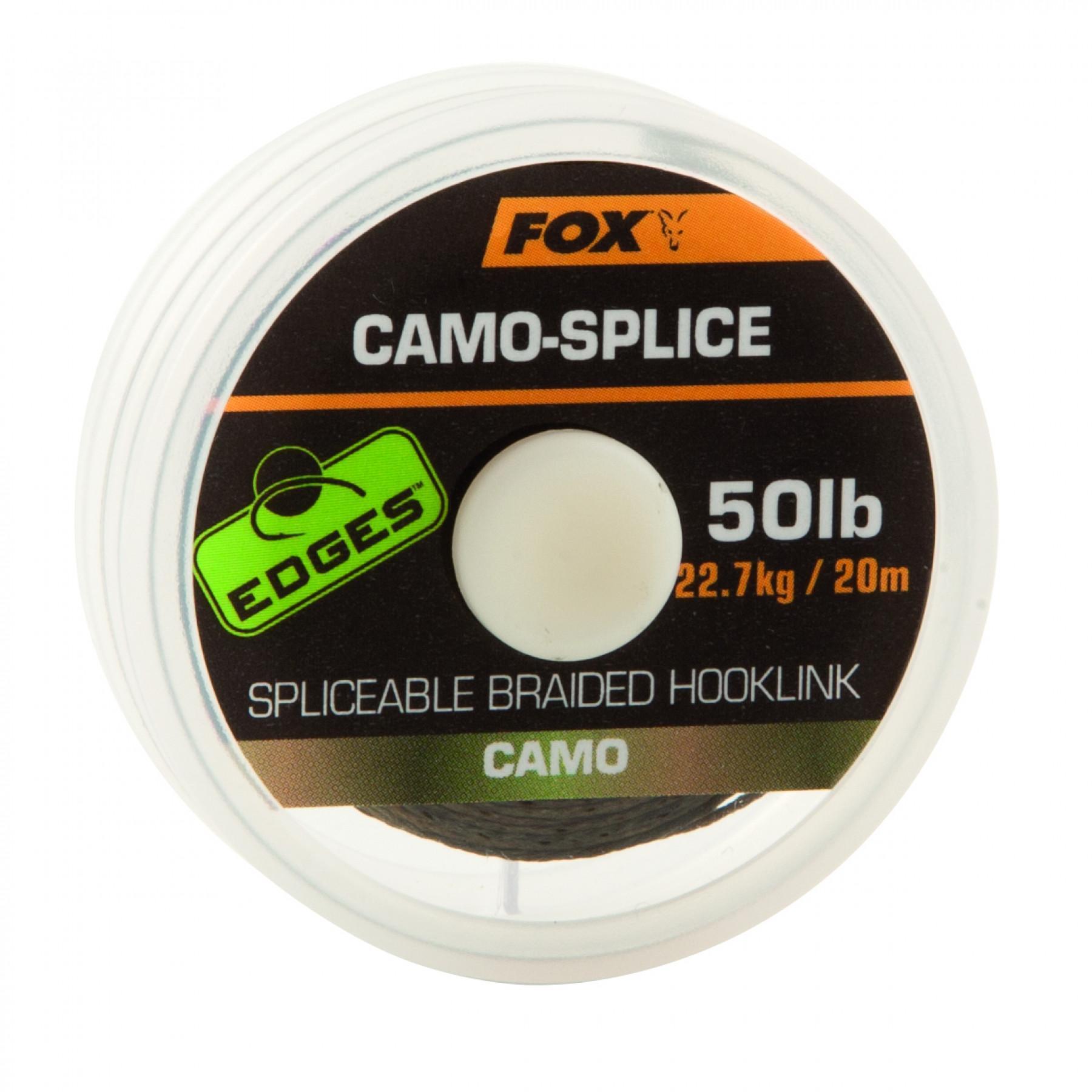 Gevlochten draad Fox Camo-Splice 50lb Edges