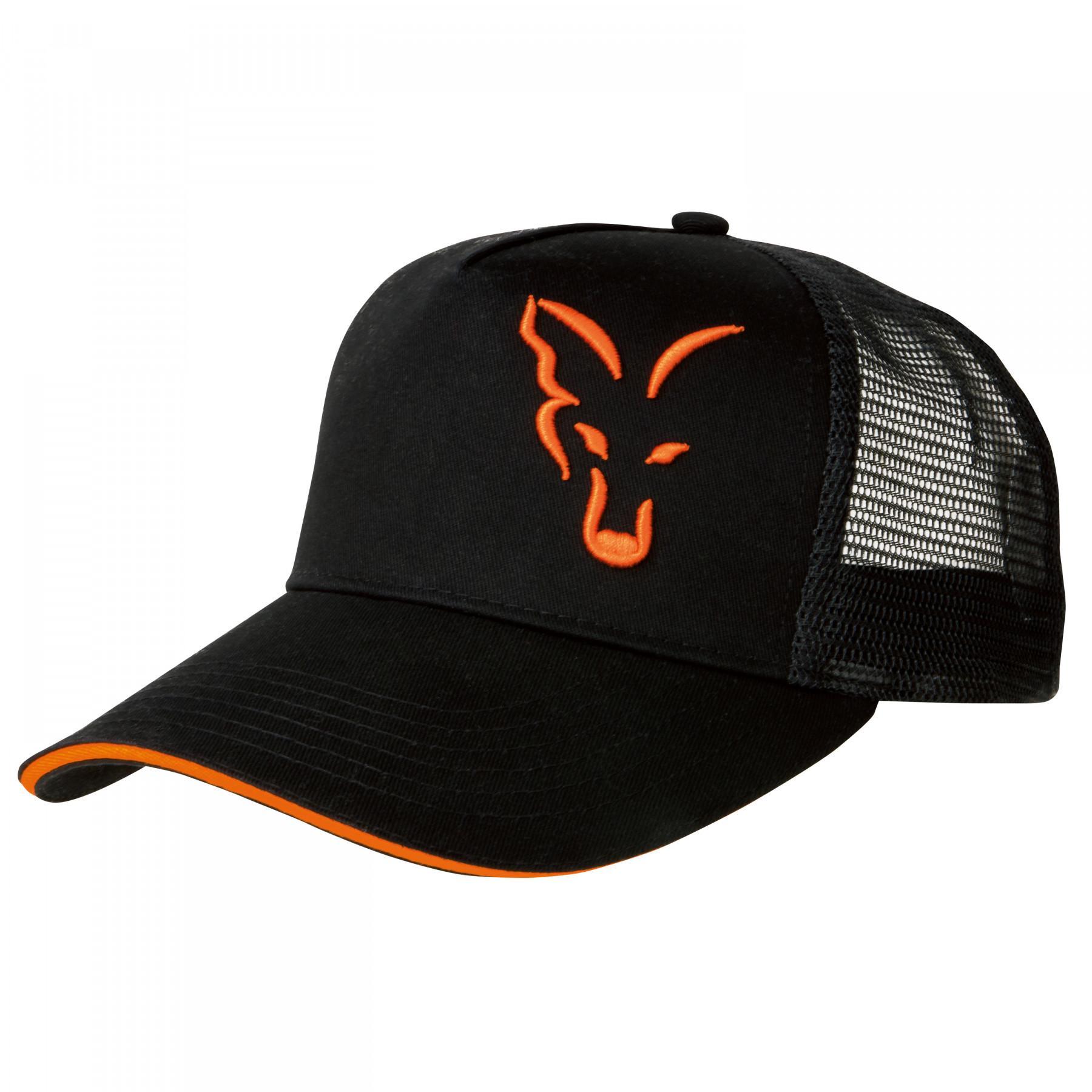 Pet Fox Trucker Black/Orange