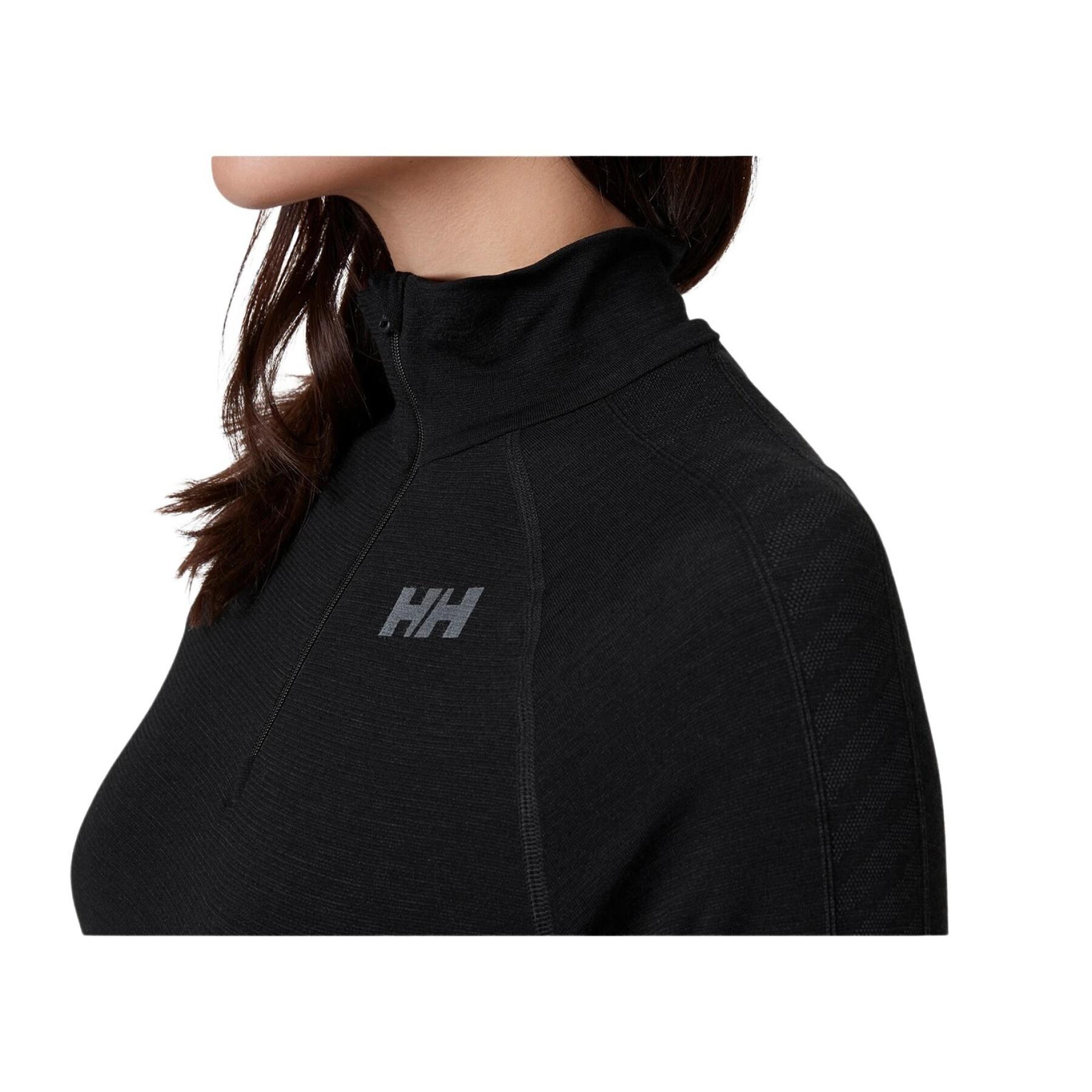 Dames sweatshirt met 1/2 rits Helly Hansen h1 pro lifa seamless