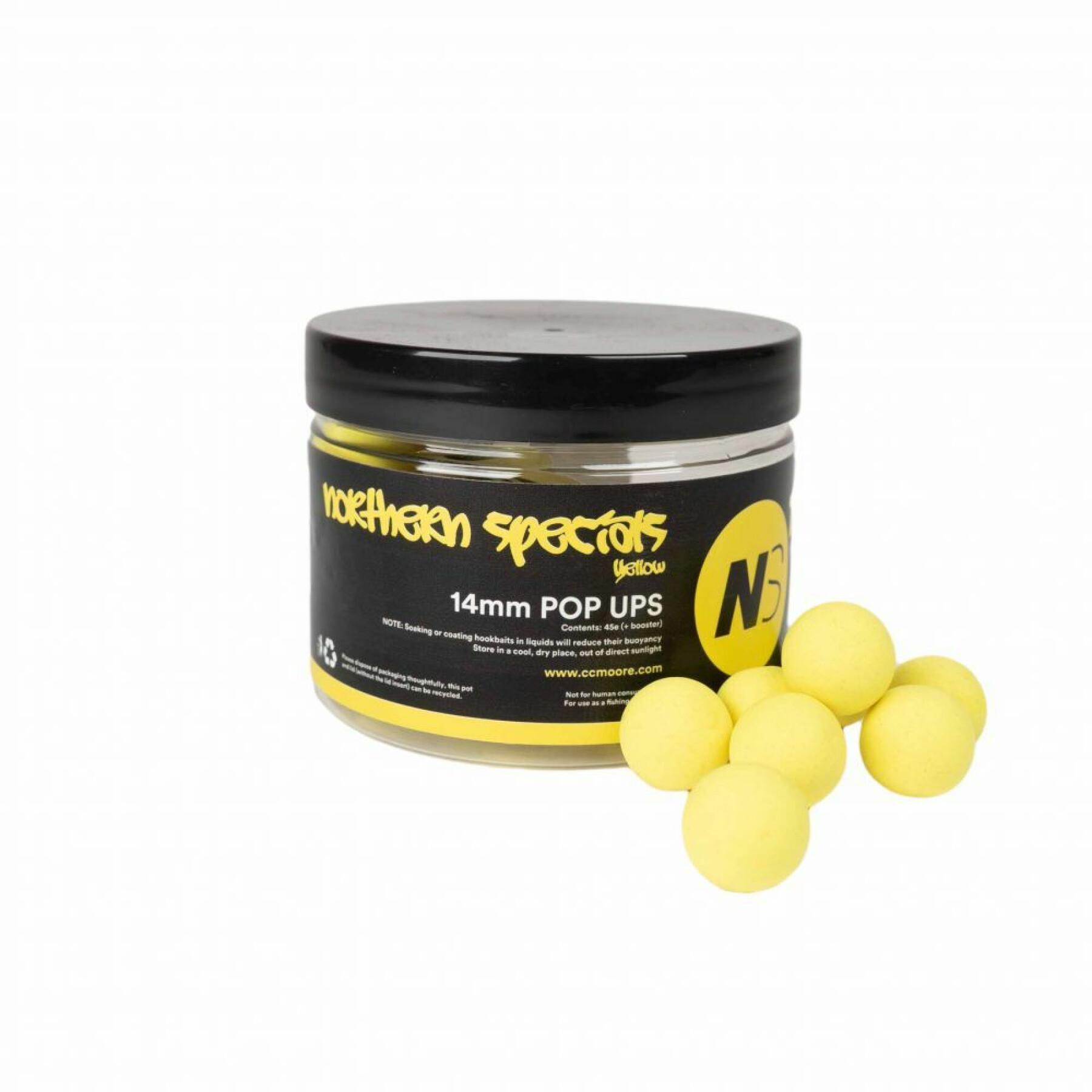 Drijvende boilies CCMoore NS1 Pop Ups Yellow