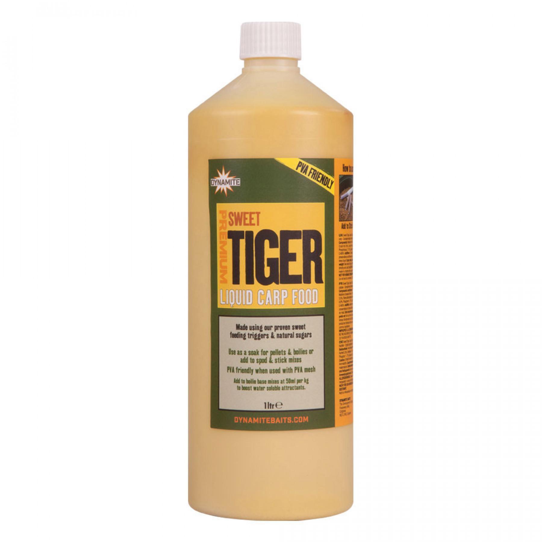 Karperbooster dynamite baits sweet tiger liquid carp food 1 litre
