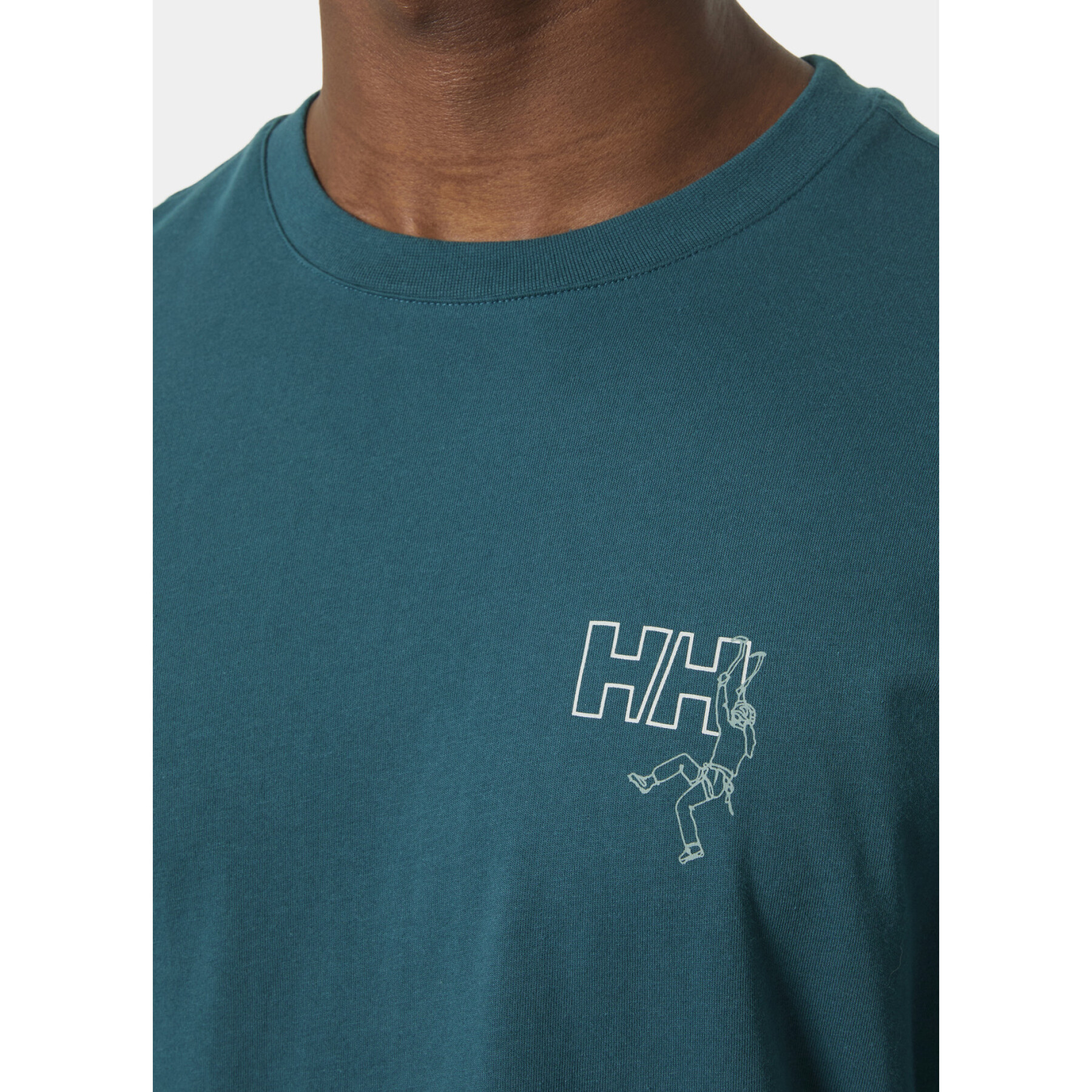 Katoenen T-shirt met lange mouwen Helly Hansen F2F
