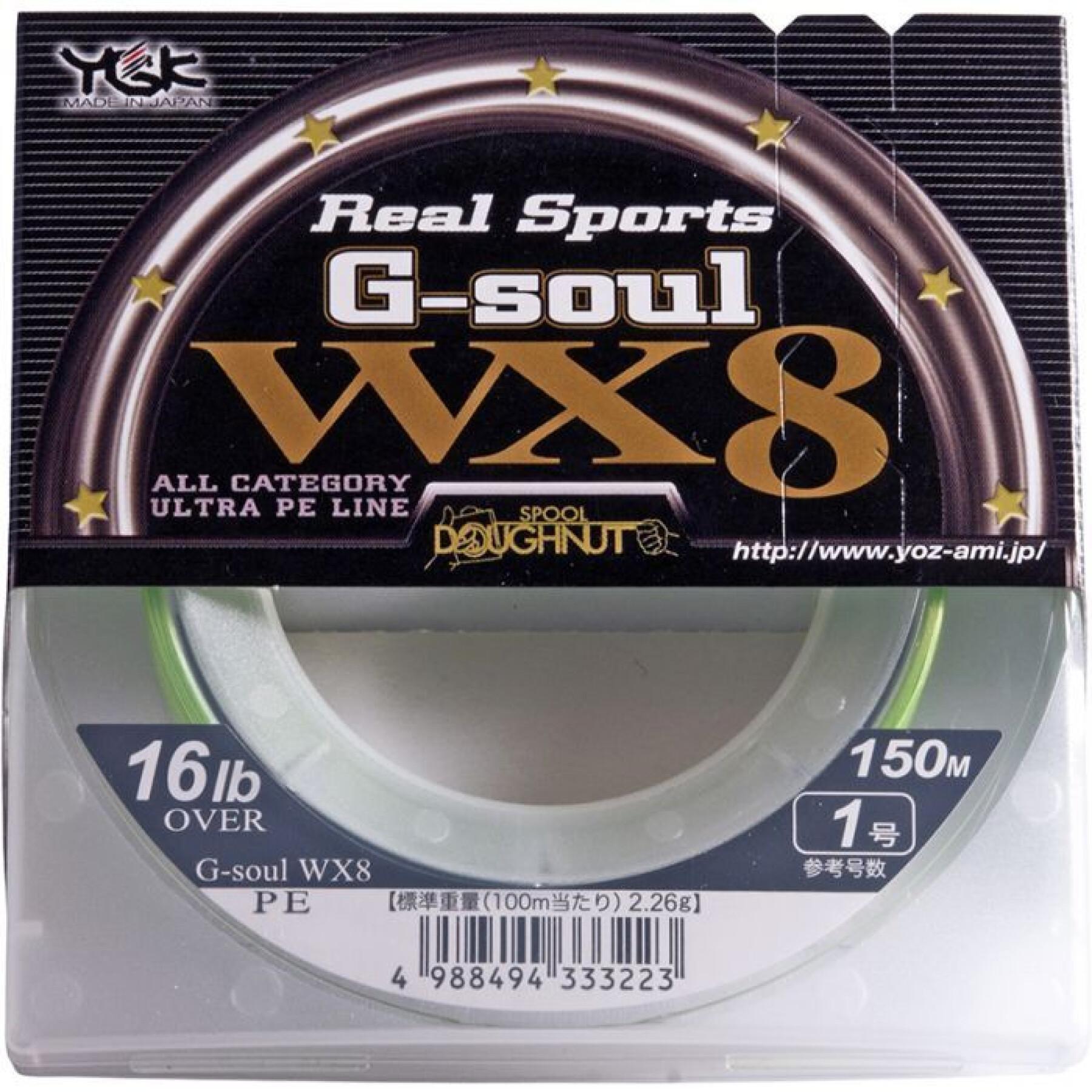 Vlecht YGK Wx8 Real Sports G Soul - Pe 1.5 (25Lb)