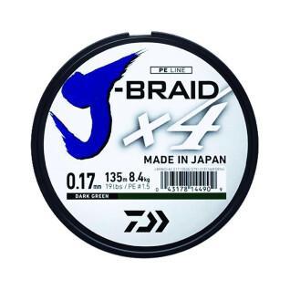Vlecht Daiwa J-Braid 4B 25/100 mC