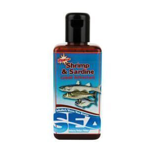 Vloeibaar lokmiddel Dynamite Baits gamme mer shrimp & sardine 250 ml