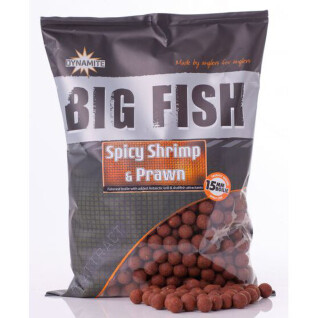 Dichte boilies Dynamite Baits Spicy shrimp/prawn 1 kg 15 mm