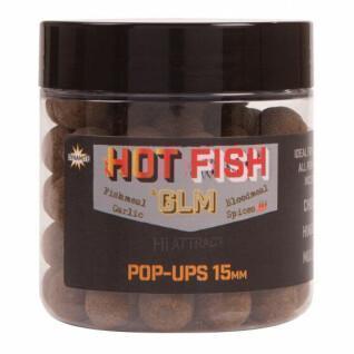 Drijvende pop-up boilies Dynamite Baits Hot fish & glm