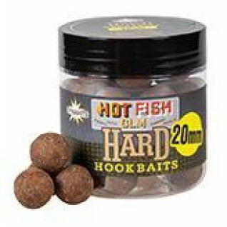 Dichte boilies Dynamite Baits Hot fish & glm hard hookbaits 20 mm