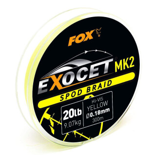 Gevlochten draad Fox Exocet MK2 Spod 0.18mm/20lb x300m