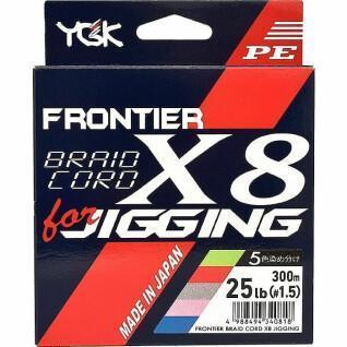 8-strengs vlecht YGK Frontier Braid Cord 200m