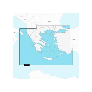Navigatiekaart + gewone sd - Egeïsche Zee - Zee van Marmara Navionics