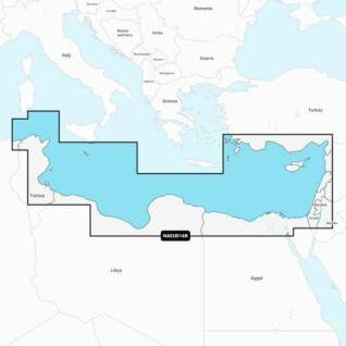 Navigatie kaart + gewone sd - zuid-oost mediterraan Navionics