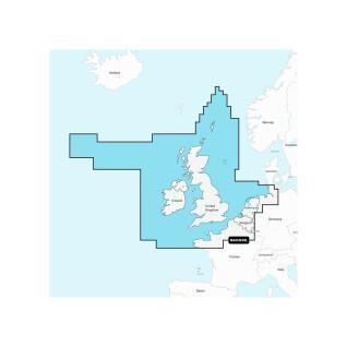Navigatiekaart + grote sd - Verenigd Koninkrijk - Ierland - Lage Landen Navionics