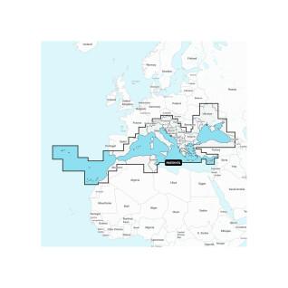 Navigatie kaart + grote sd - Middellandse Zee - Zwarte Zee platina Navionics