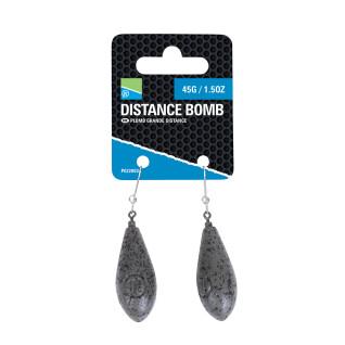 Lead Preston distance bomb 15g 2x5