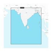 Kaart van het Indisch subcontinent Navionics SD
